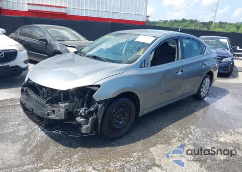 2014 Nissan Sentra S z USA, uszkodzony, nr VIN 3N1AB7AP8EY263792
